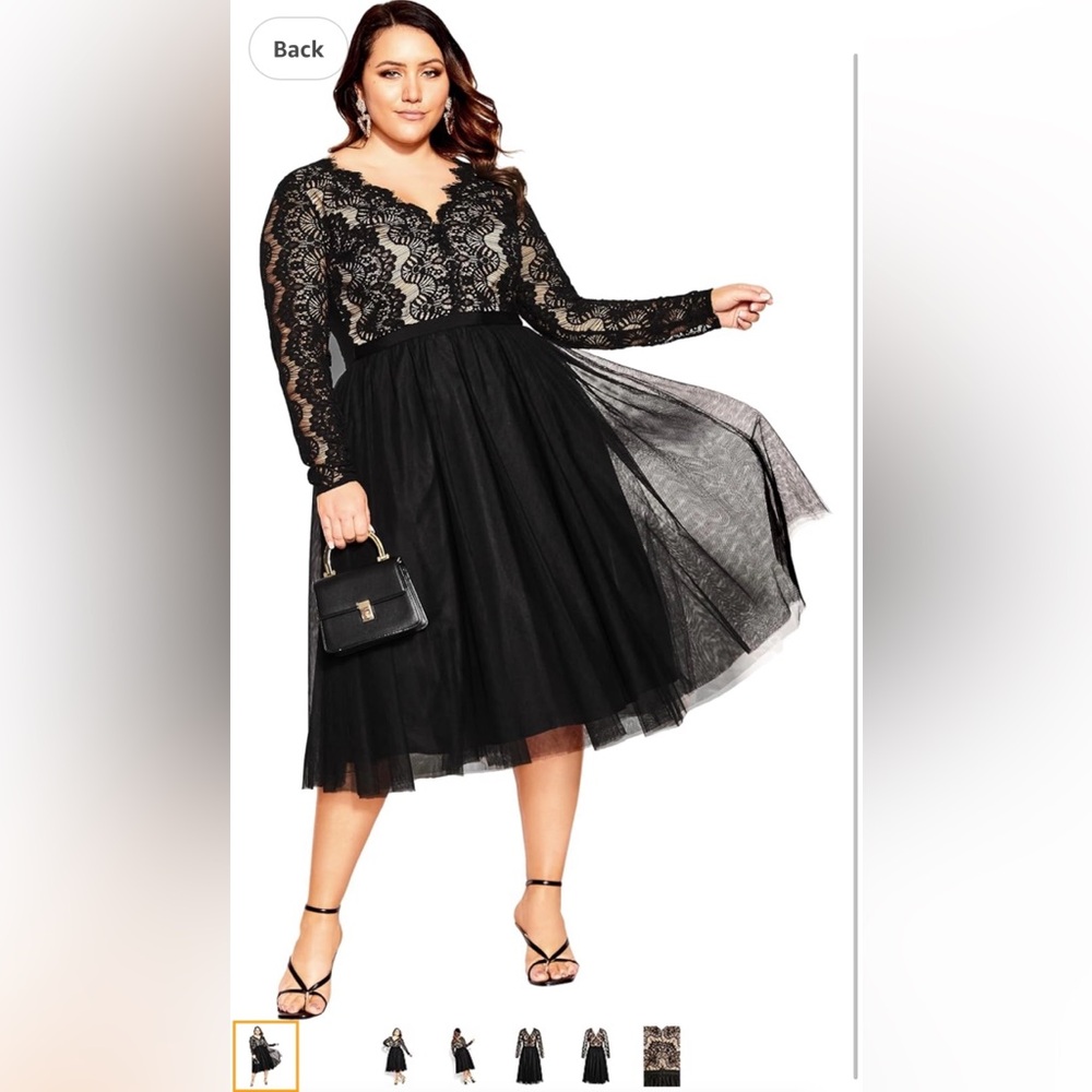 City Chic Women's Dress-Rare Beauty